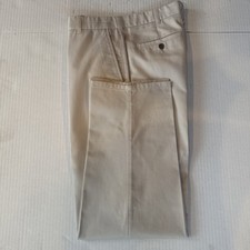 St Johns Bay Pants Mens 32x30 Beige Easy Care Stretch Classic Fit Straight NWT