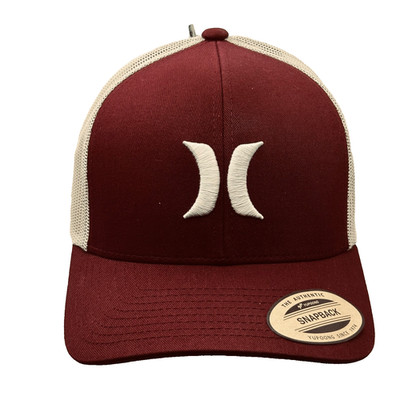 The Classics Yupoong Hurley Snapback Trucker Hat Mesh Back Adjustable