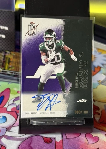 2025 Topps Breece Hall Shop for 2025 Topps Signature Class Football autographs on eBay (Raw)