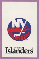 1989 89-90 PANINI HOCKEY STICKERS TEAM LOGO NEW YORK ISLANDERS #373