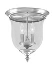 Livex Lighting 5021-91 Legacy Flush Mount Brushed Nickel