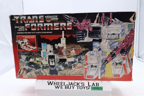 Metroplex W/BOX 100% Complete 1985 Vintage G1 Transformers Figure