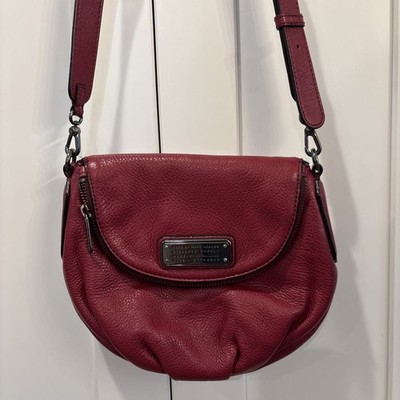 Marc By Marc Jacobs Classic Q Natasha Crossbody Bag Purse Burgundy