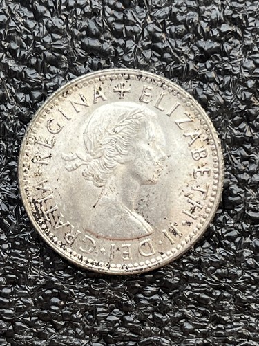 Australia 1954 1 Shilling Silver KM# 53 Elizabeth II ⚜️✴️6️⃣🪙 1473