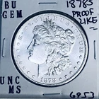 1878 S BU GEM MORGAN SILVER DOLLAR UNC MS+++ U.S. MINT RARE COIN 6953