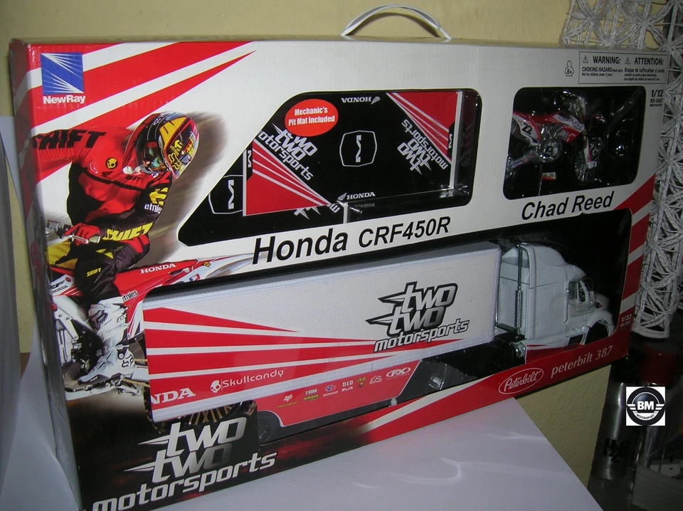 NewRay Honda CRF450R Chad Reed 1:12 twotwo motorsports+Truck 1:24 Art. 10485 - Bild 2 von 4