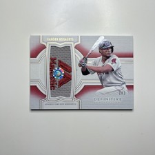 2020 Topps Definitive Xander Bogaerts Jumbo Patch Relic Majestic Logo 1/1 A487