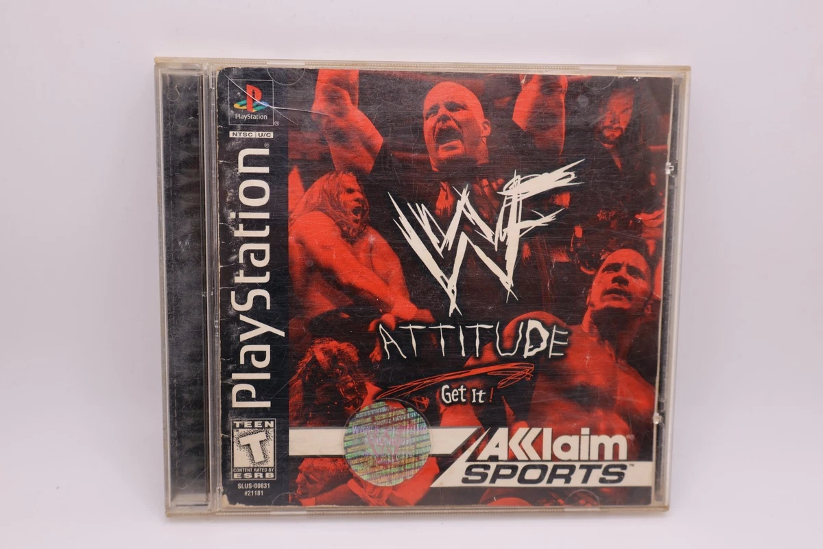 Sony PlayStation 1 Video Games Sports WWF Attitude for sale | eBay