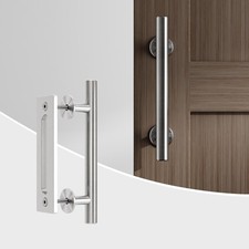 Stainless Steel Sliding Door Handle Barn Door Handle Fashionable Silver