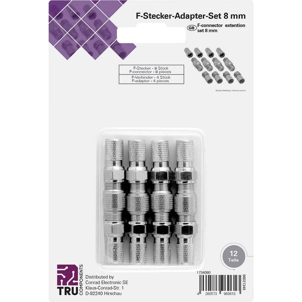 TRU TC-6936324 F-Verbinder- F-Stecker F-Buchse 3190₽