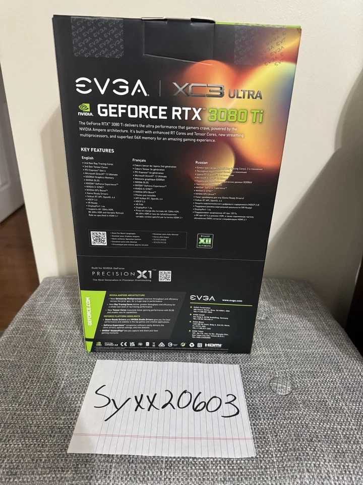 EVGA GeForce RTX 3080 Ti XC3 ULTRA GAMING 12GB GDDR6X Graphics Card - Image 2 of 4