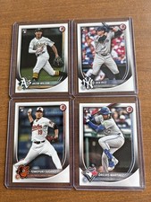 Lot of 4 2025 Bowman RC Rookie Cards Wilson Rice Sugano Martinez Set Filler
