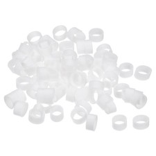 200Pcs Silicone Rubber Bands Rings Non-slip 10mm Dia 0.7mm Thick 5mm Width