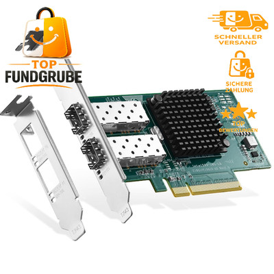 Netzwerkadapter 10G SFP+ PCIe LAN Controller Intel X520 82599 für Windows Linux