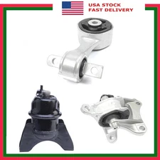 Set 3PCS Engine Motor & Manual Transmission Mount For Honda Civic 1.8L 2012-2015