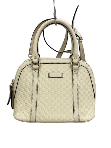 GUCCI Handbag Sima Leather CRM Used