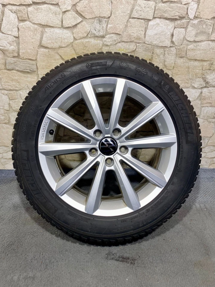 Original VW T-Roc Merano 17 Zoll Felgen Winterreifen 215/55 R17 - Bild 3 von 4