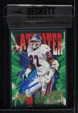 BAS 1997 Skybox Impact Steve Atwater #202 Seal of Authenticity Auto HOF 3c7