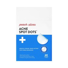 Peach Slices  Acne Spot Dots  Hydrocolloid Acne Patches  3 Sizes  60 Ct