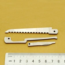 A set of small flathead screwdriver and saw for Victorinox 91mm 1.6795 SwissCham