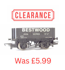 Hornby OO Gauge R.096 5 Plank 12T Wagon 655 Bestwood Iron Works