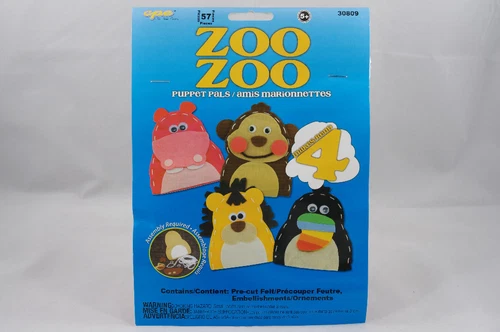 Kids Crafts - CPE Value Pack Felt Puppet Kit - Makes 4