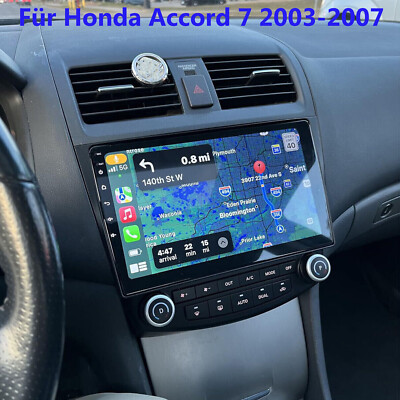 Für Honda Accord 7 VII 2003-2007 Android 14.0 Autoradio GPS Navi 4+64 Carplay BT