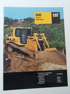 Caterpillar CAT D6R Serie II Kettendozer Prospekt 2002