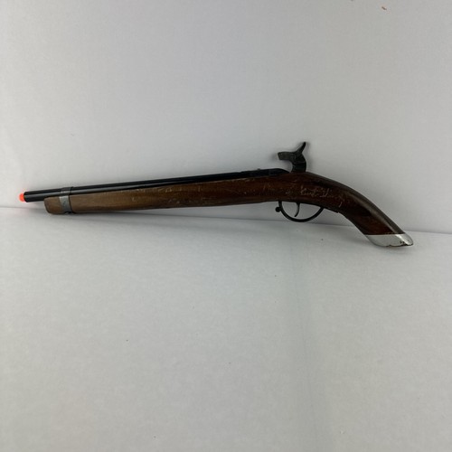 VTG Pair 2 Civil War Musket Kadet Toy Savannah Tenn Cap Gun Pistol Wood Metal - Picture 7 of 13