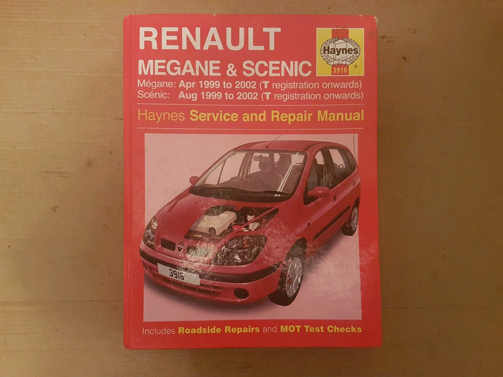 Haynes Manual Renault MEGANE & Scenic 99 to 02 T Reg Onwards No 3916 for  sale online | eBay