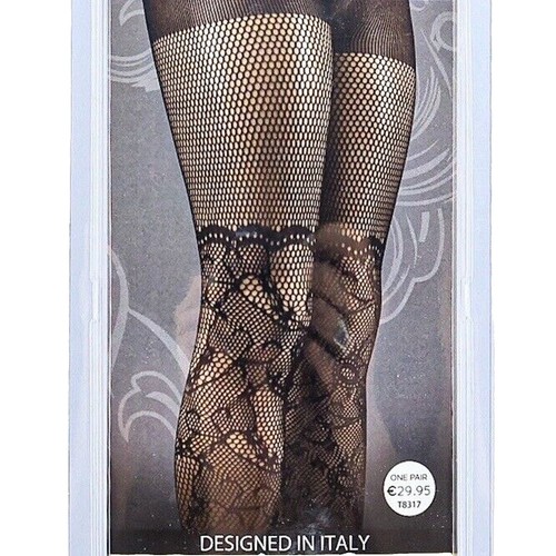 yuu様 Plush L111560 Women's Black Fleece Lined Thigh Highs One Size | eBay