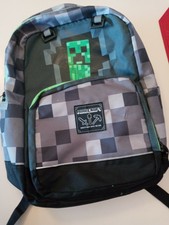 minecraft creepy creeper backpack