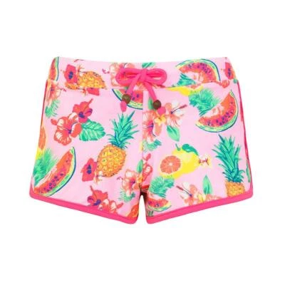 Sunuva Filles Rose Aloha Fruit Natation Court Âge 11-12 S2233 - Photo 1/4