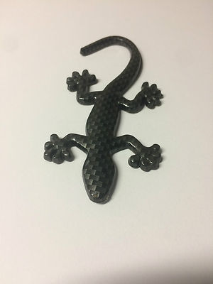 Lizard Sticker Car Carbon fibre optics Black Bike Bicycle 3M 3D no 4 Wheel Echse