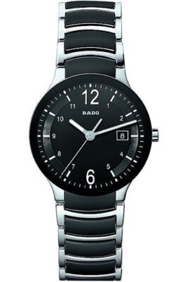 Rado Centrix Quartz R30934152 Men's Watch Black Dial Stainless