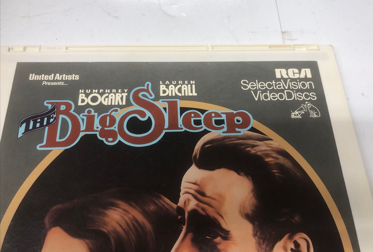The Big Sleep RCA CED Videodisc Movie | eBay