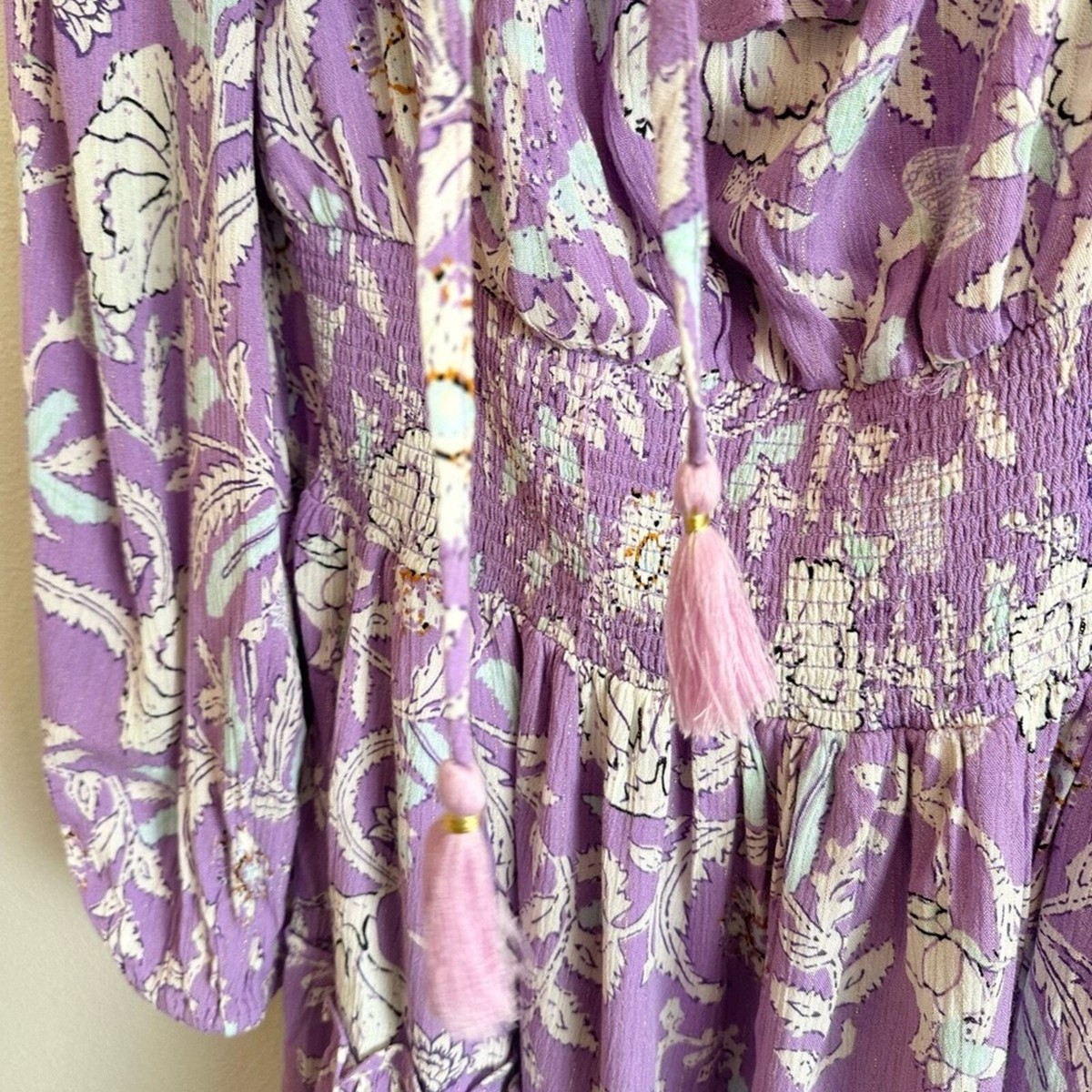 House of Harlow 1960 Purple Floral Dress Size XS | eBay