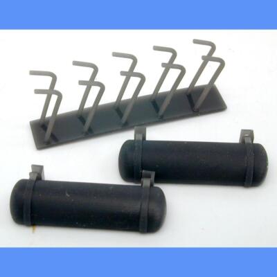 C44-9W AC4400 AIR TANK SET REPLACES  ATHEARN BLUE BOX 49414 HO RESIN