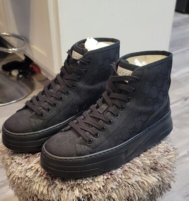 Gucci High top sneakers black/black | eBay