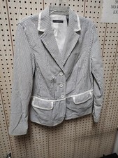 Liz Claiborne Fitted Striped Blazer size 16