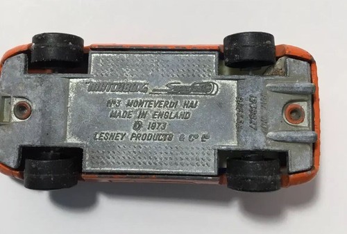 RARE VINTAGE MATCHBOX LESNEY SUPERFAST #3 1973 MONTEVERDI HAI DIE-CAST CAR - Picture 6 of 8