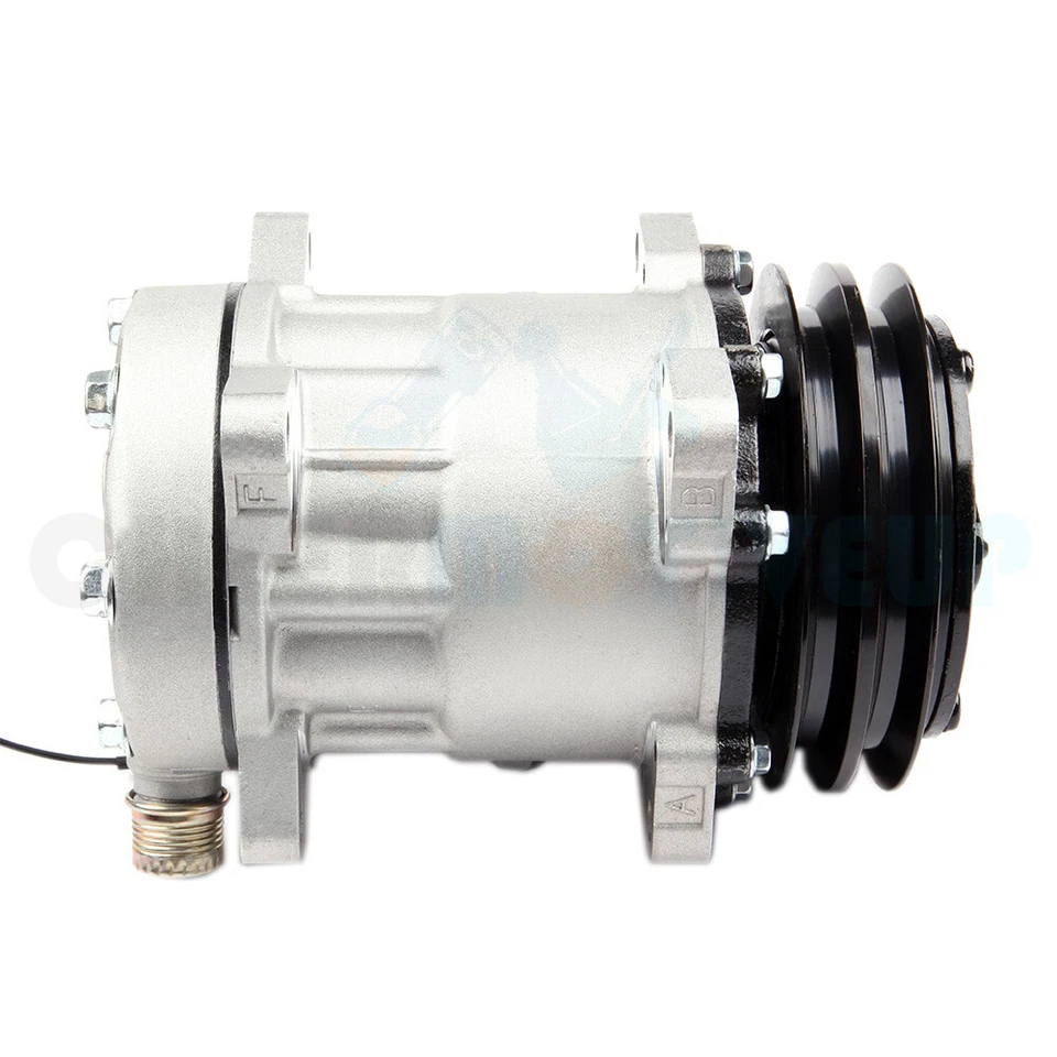 Compresor de aire acondicionado con embrague para Volvo 745 1995 1985 Volvo 850 2,4 L Foto 3 de 4