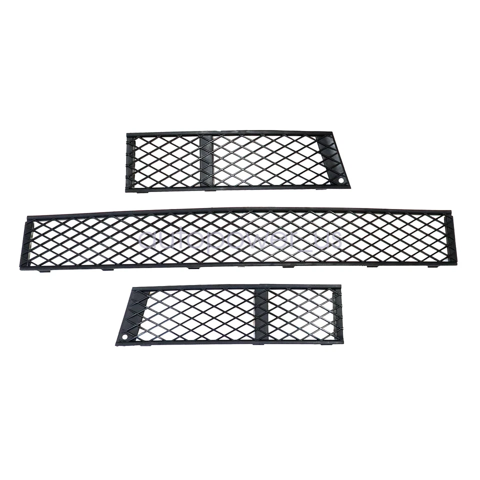 Juego de 3 kit de rejilla de parachoques delantero 2009-2012 para BMW 740i 740Li 750i 750Li 760Li Foto 4 de 4