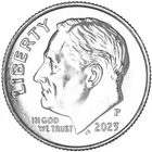 2023 - P    BU  UNC   ROOSEVELT DIME from Logistics Rolls