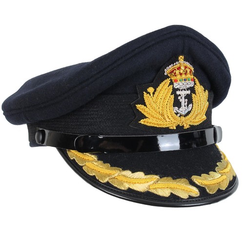 WW2 British Royal Navy Visor Cap (With 