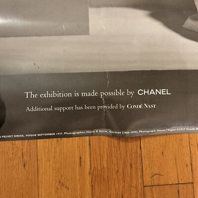 2005 Chanel Exhibition poster Metropolitan Museum of Art 38 x 26
