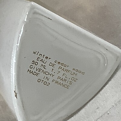 Vintage Givenchy Very Irresistible Cedre D'hiver 1.7oz Perfume