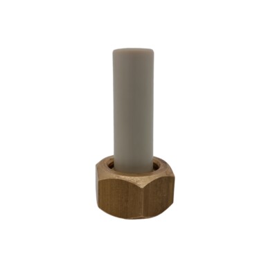 PPR Fittings: Kupplung mit Mutter 16x3/4. Rohr Schweißtechnik PP-R.