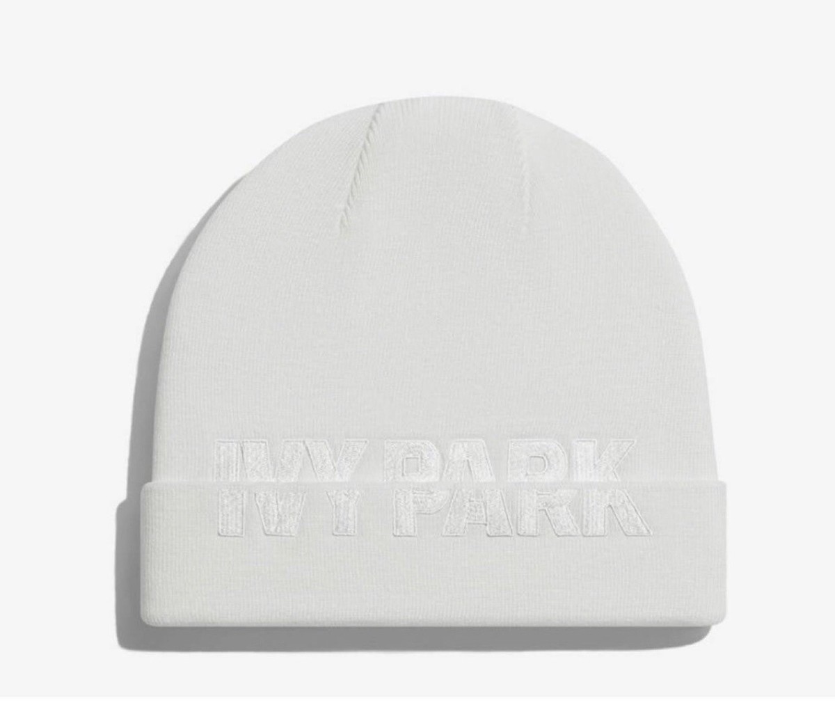 IVY PARK x Adidas Cut Off Logo Beanie Core White NWT | eBay display picture 3