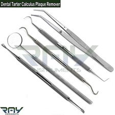 Dental Tooth Cleaning Kit Calculus Plaque Remover Dentist Pick Tools